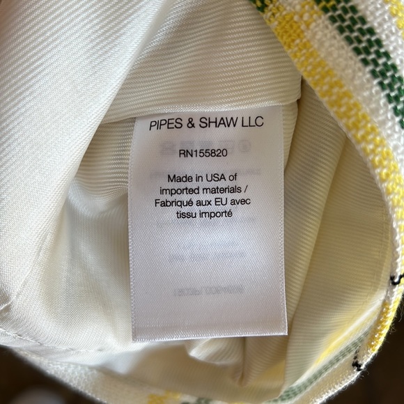 Veronica Beard Gideon Plaid Cross Tank - Picture 3 of 3